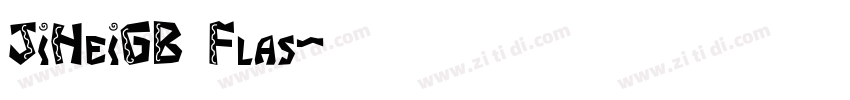 JiHeiGB Flas字体转换